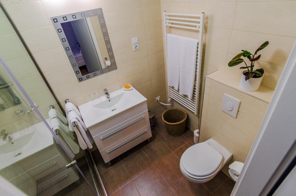 Koupelna v ubytování Anabelle Bed and Budapest