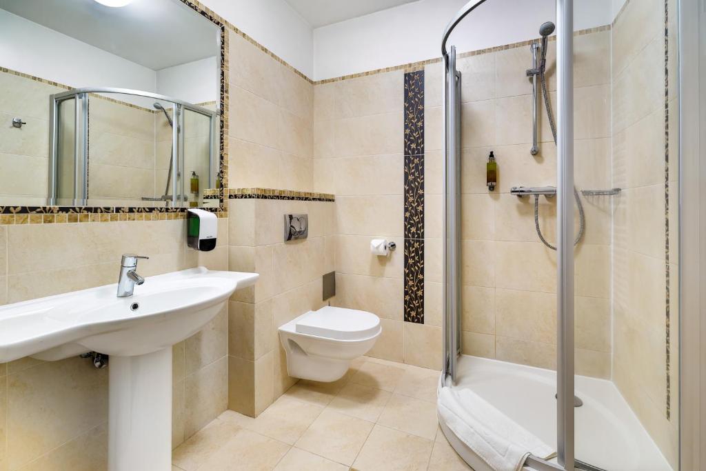 Kúpeľňa v ubytovaní Hotel Pan Tadeusz