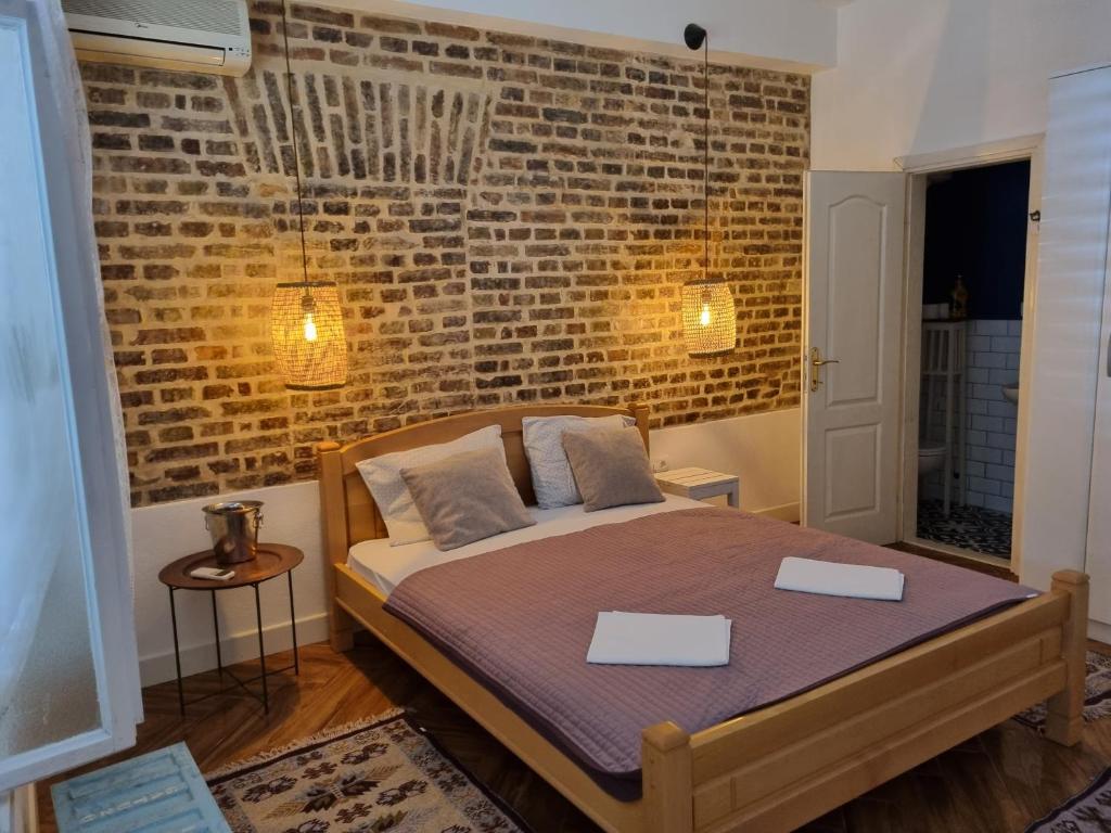 Postel nebo postele na pokoji v ubytování House Grabic