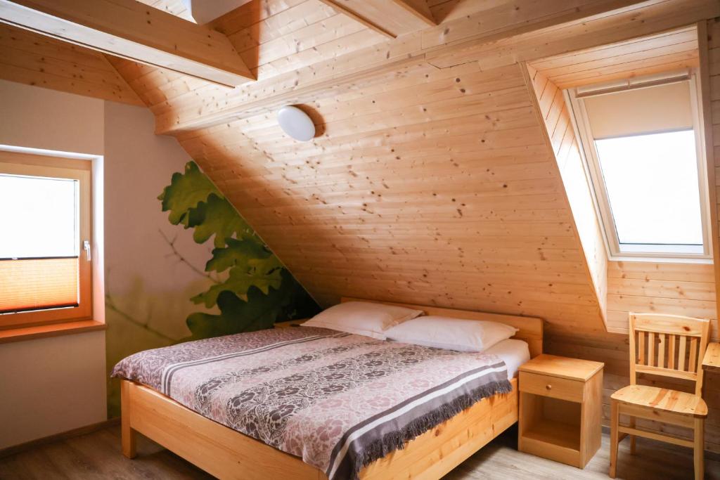 Postel nebo postele na pokoji v ubytování House Storz