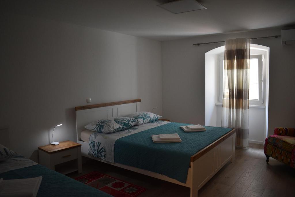 Posteľ alebo postele v izbe v ubytovaní Apartman Veronique