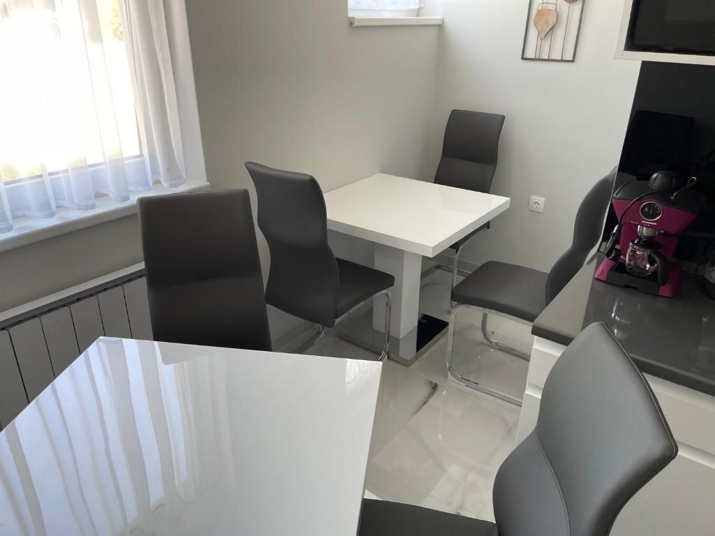 Posezení v ubytování Classic Silver Apartman