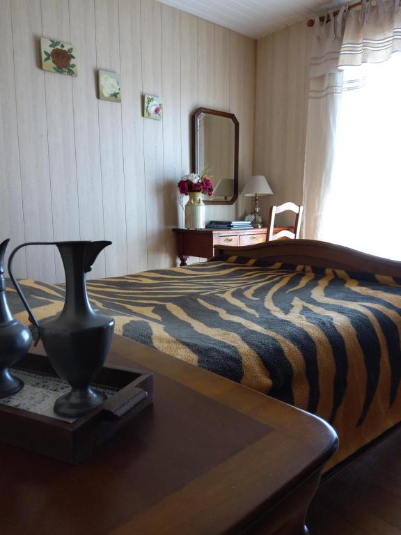Postel nebo postele na pokoji v ubytování Grand F3 75m2 4/6 pers, jardin terrasse, top vue