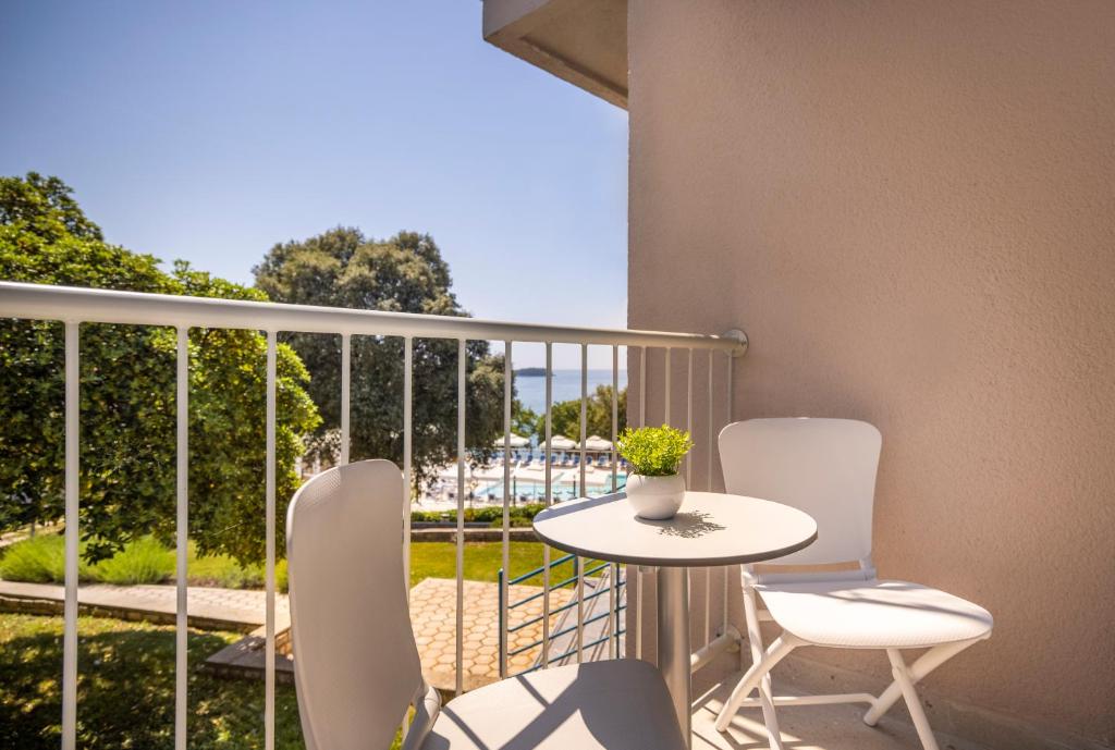 Balkón nebo terasa v ubytování Maistra Select Funtana All Inclusive Resort