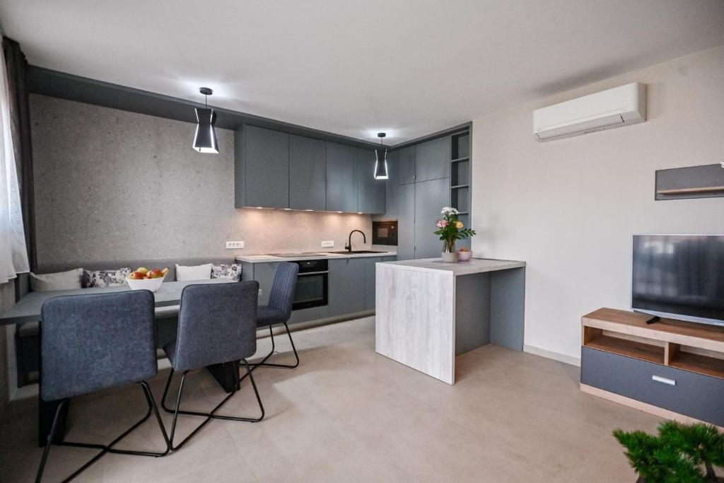 Kuchyňa alebo kuchynka v ubytovaní Luxury Apartment Nina with sea view