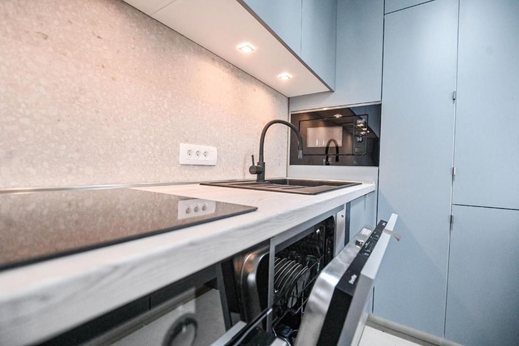 Kuchyňa alebo kuchynka v ubytovaní Luxury Apartment Nina with sea view