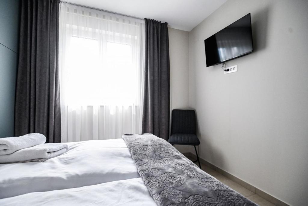Posteľ alebo postele v izbe v ubytovaní Luxury Apartment Nina with sea view