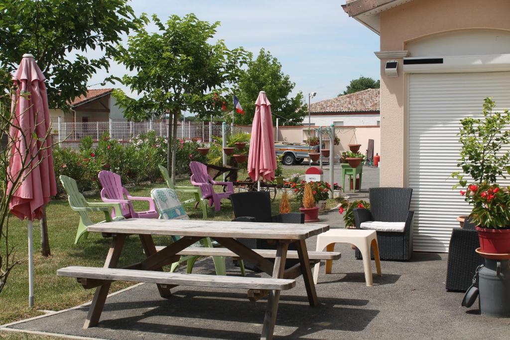 Zahrada ubytování B&B La Garona