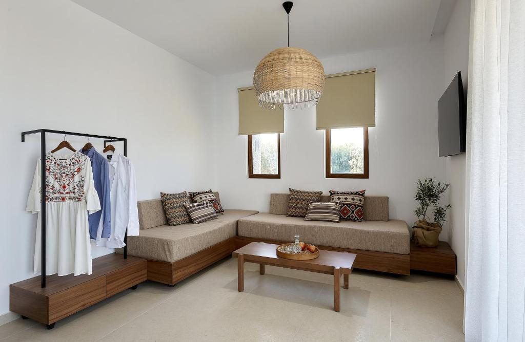 Posezení v ubytování Volta Suites and Villas