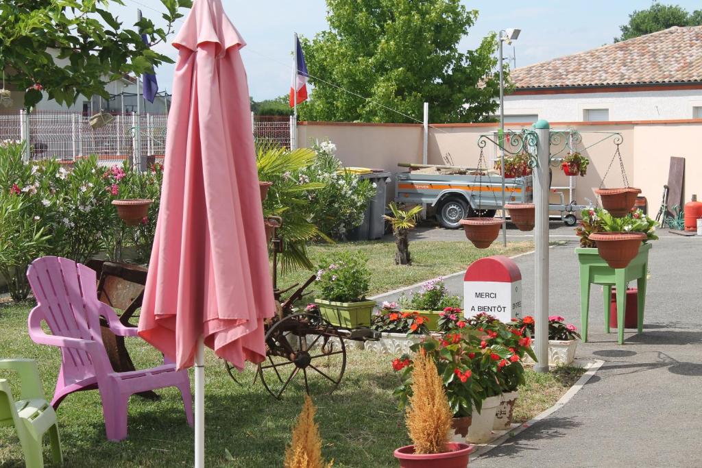 Zahrada ubytování B&B La Garona