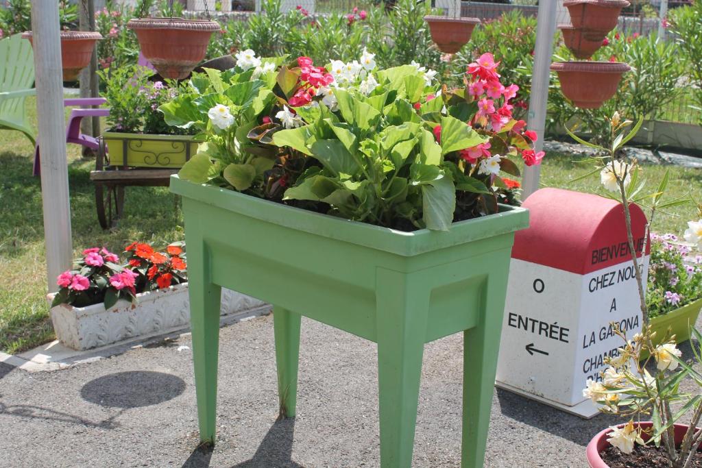 Zahrada ubytování B&B La Garona