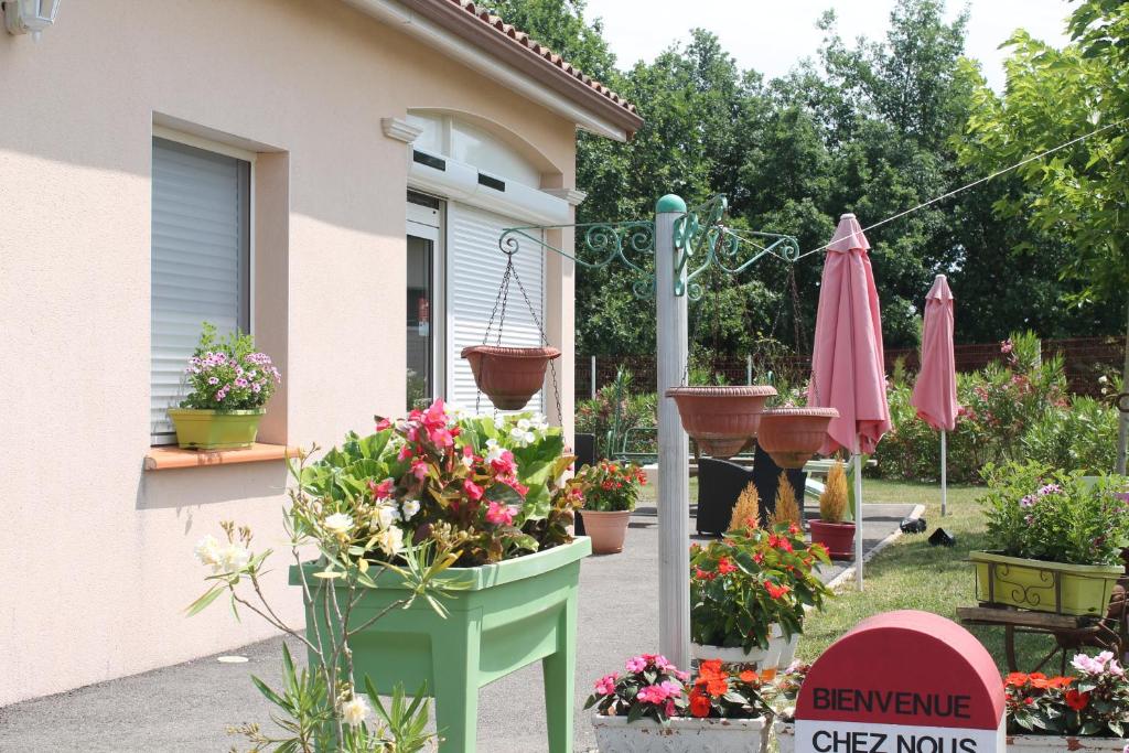 Zahrada ubytování B&B La Garona