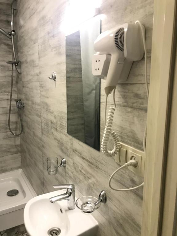 Koupelna v ubytování Hotel Loft