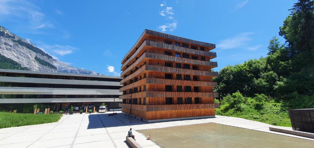 Nespecifikovaný výhled na hory nebo výhled na hory při pohledu z apartmánu