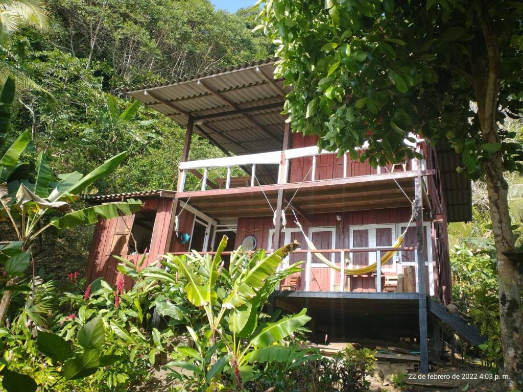 una piccola casa in mezzo a una foresta di Casa Origen a El Valle