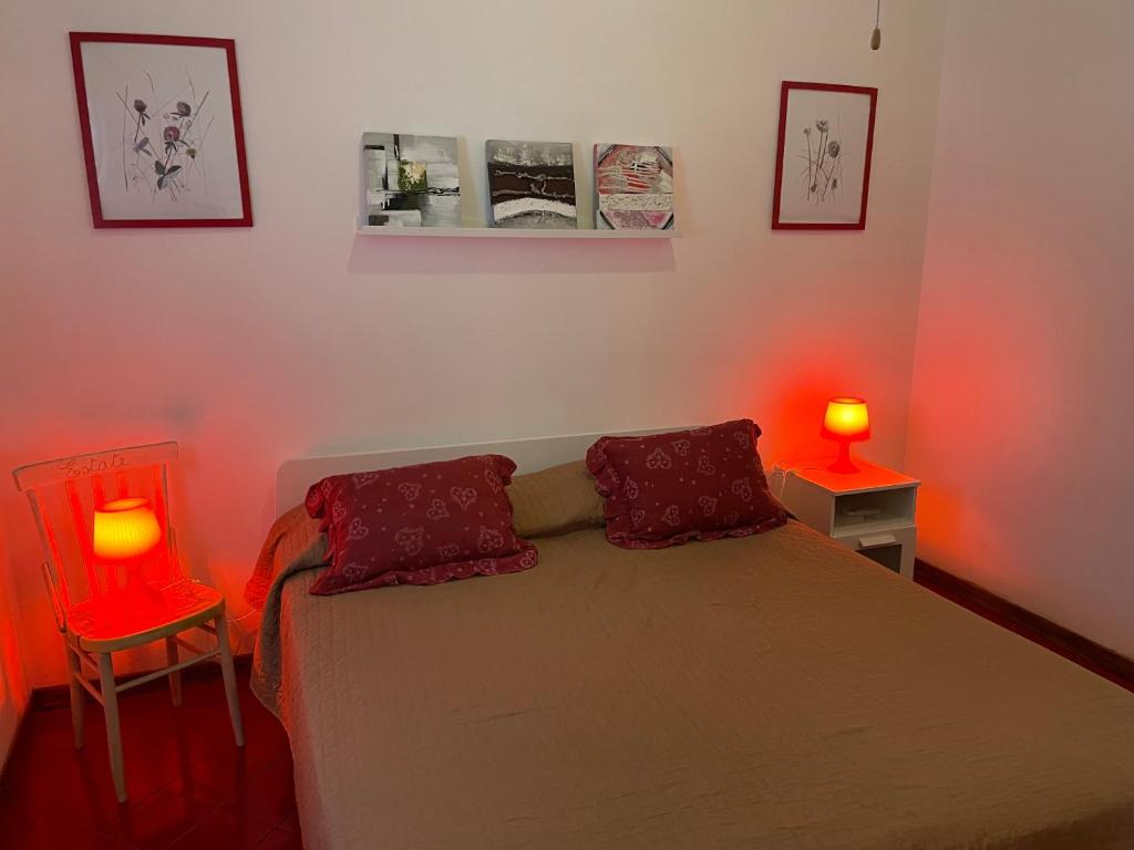 Postel nebo postele na pokoji v ubytování Cala Bernardo Apartment