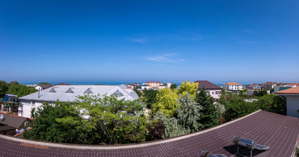 a view from the roof of a building at Polu-X in Vama Veche