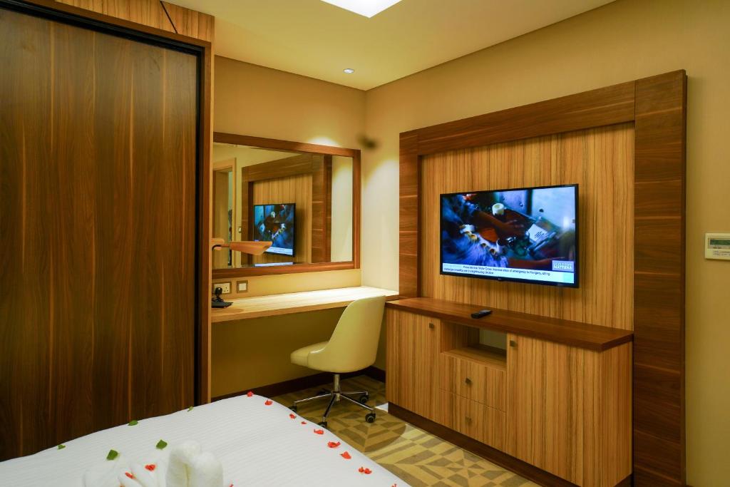 TV o dispositivi per l'intrattenimento presso Al Aseel Hotel