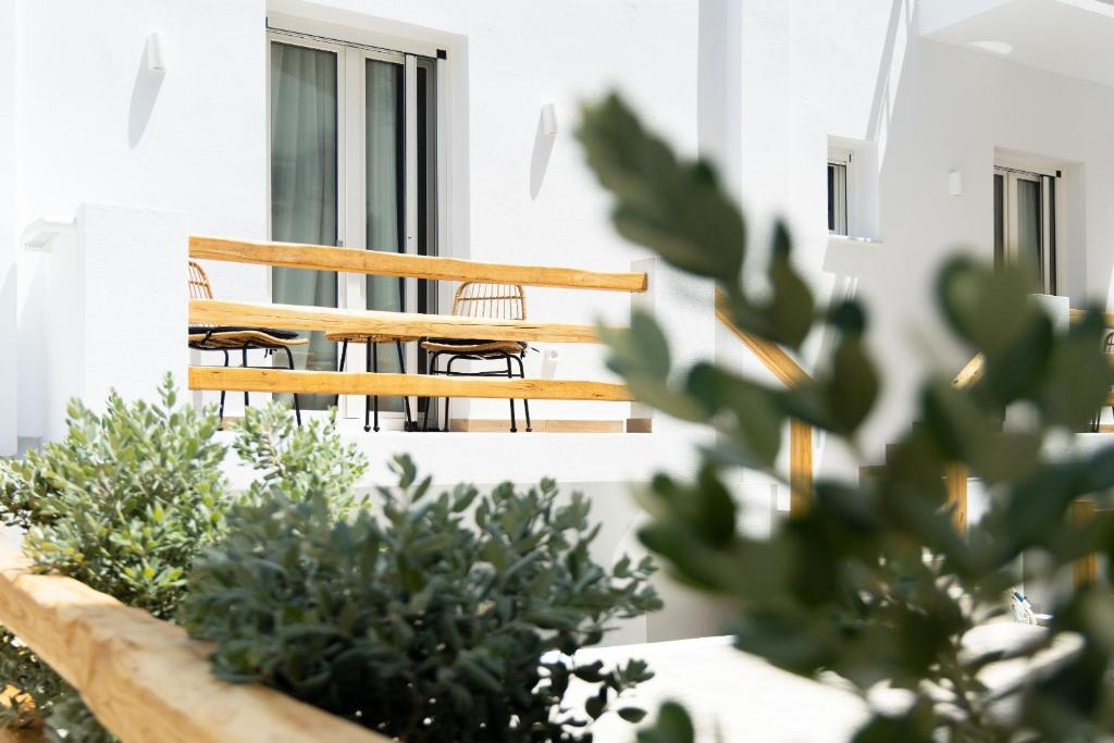 Balkón alebo terasa v ubytovaní Naxian Memories Apartments