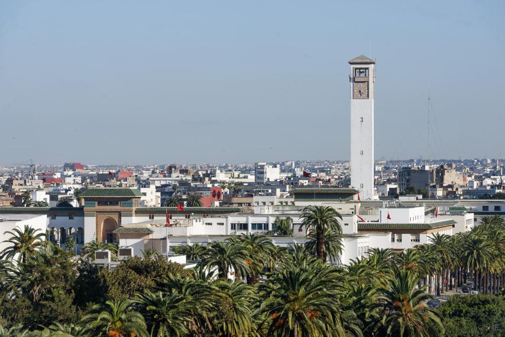 Nespecifikovaný výhled na destinaci Casablanca nebo výhled na město při pohledu z hotelu
