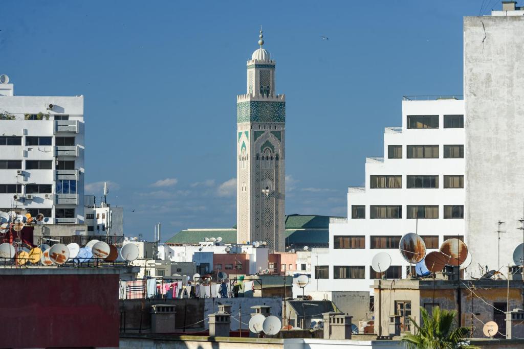Nespecifikovaný výhled na destinaci Casablanca nebo výhled na město při pohledu z hotelu