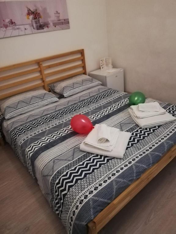 Posteľ alebo postele v izbe v ubytovaní Il Daviduccio