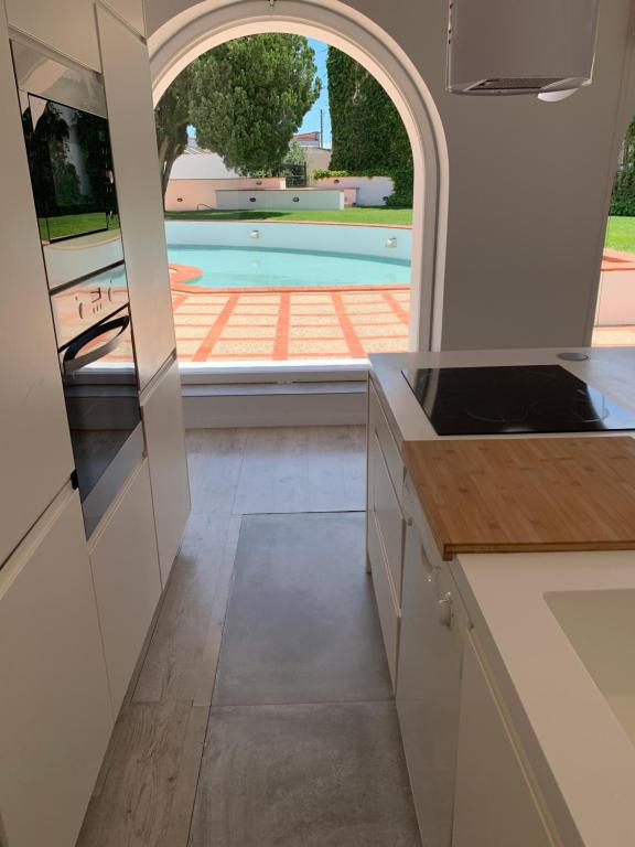 A cozinha ou kitchenette de Casa Pitta Charm Villa