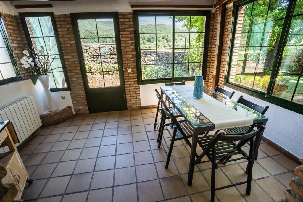 Balkón alebo terasa v ubytovaní Casa rural Paraje de Yuste