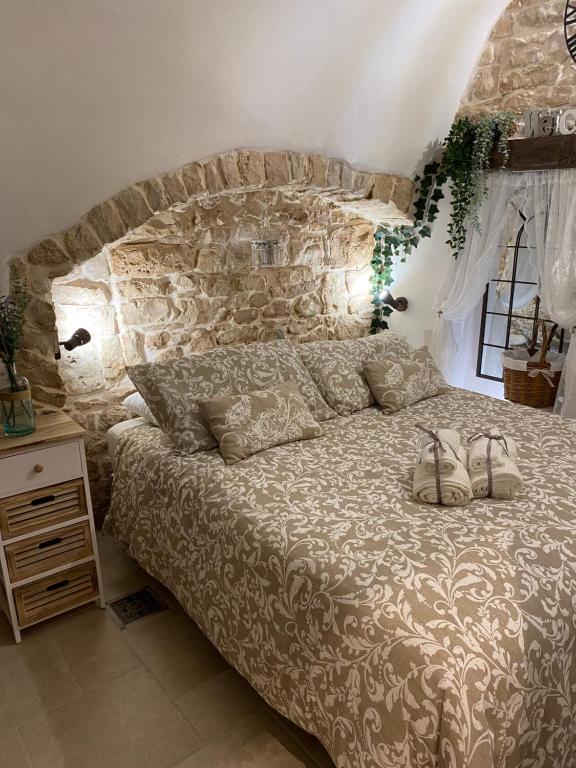 Postel nebo postele na pokoji v ubytování Domus Klara