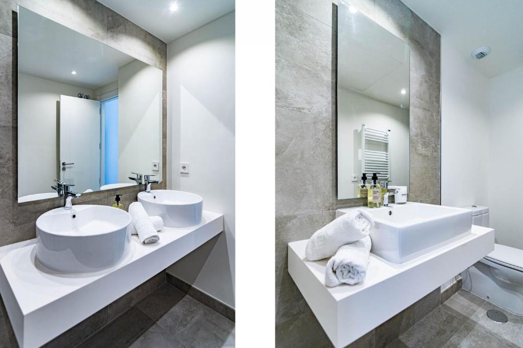 Koupelna v ubytování INF32L- Modern city apartment, families only