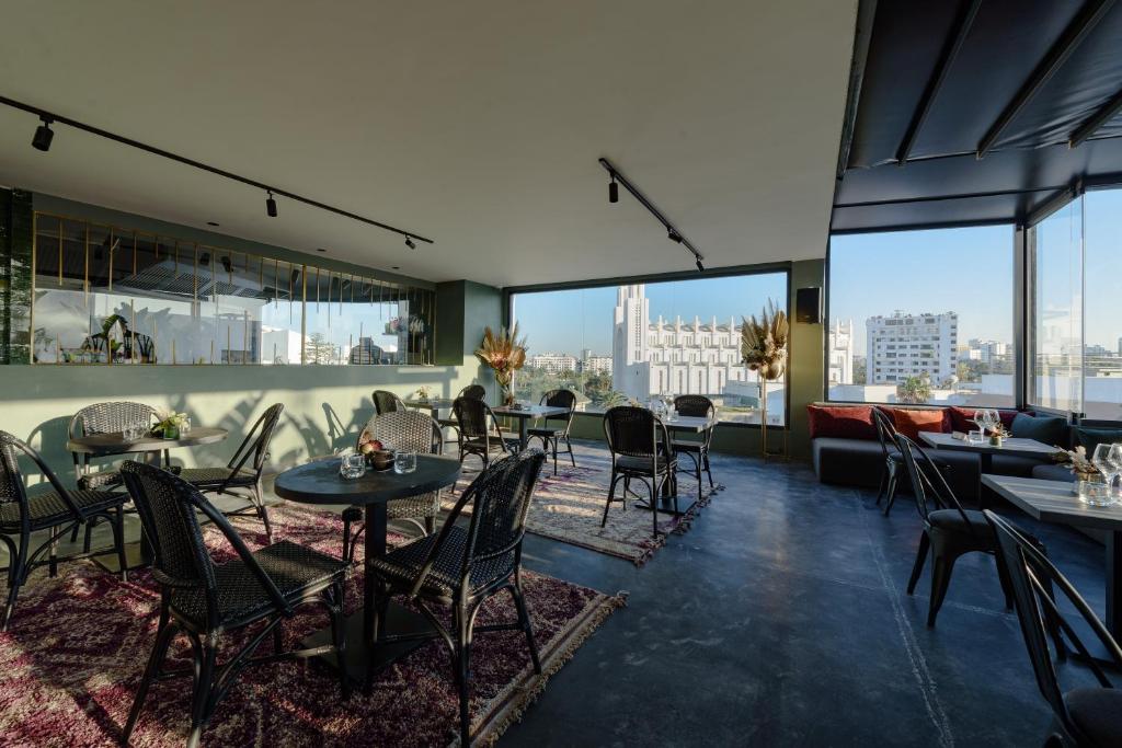 Posezení v ubytování JM Suites Hotel Eco-Friendly Casablanca