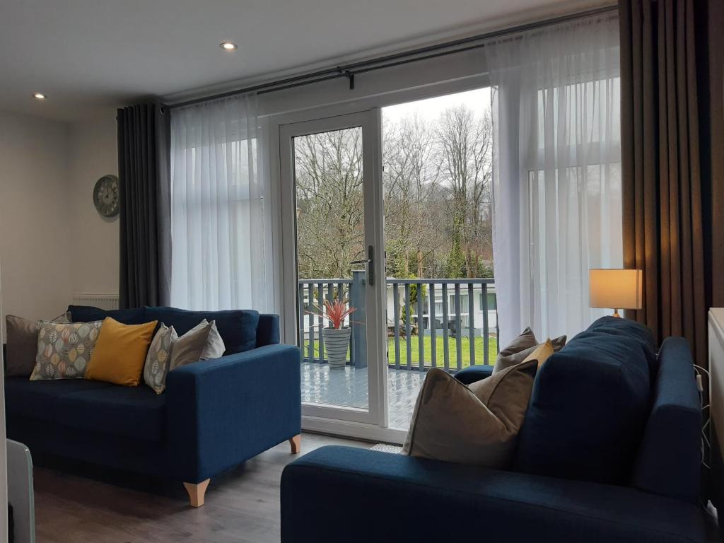 Posezení v ubytování Chalet 174 Glan Gwna Park Caernarfon