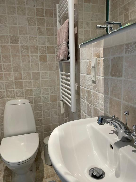 Koupelna v ubytování Vita og Pouls Gård - Guesthouse