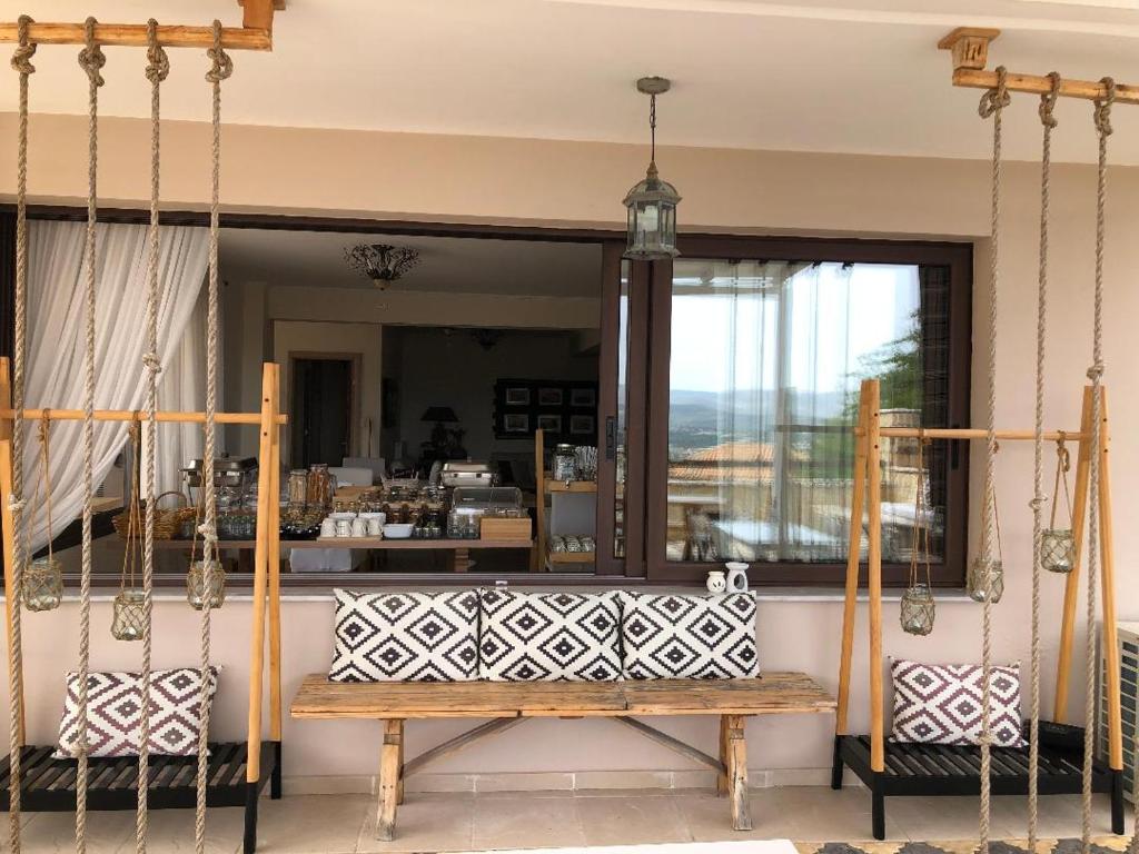 Балкон или терраса в Elaion mini suites