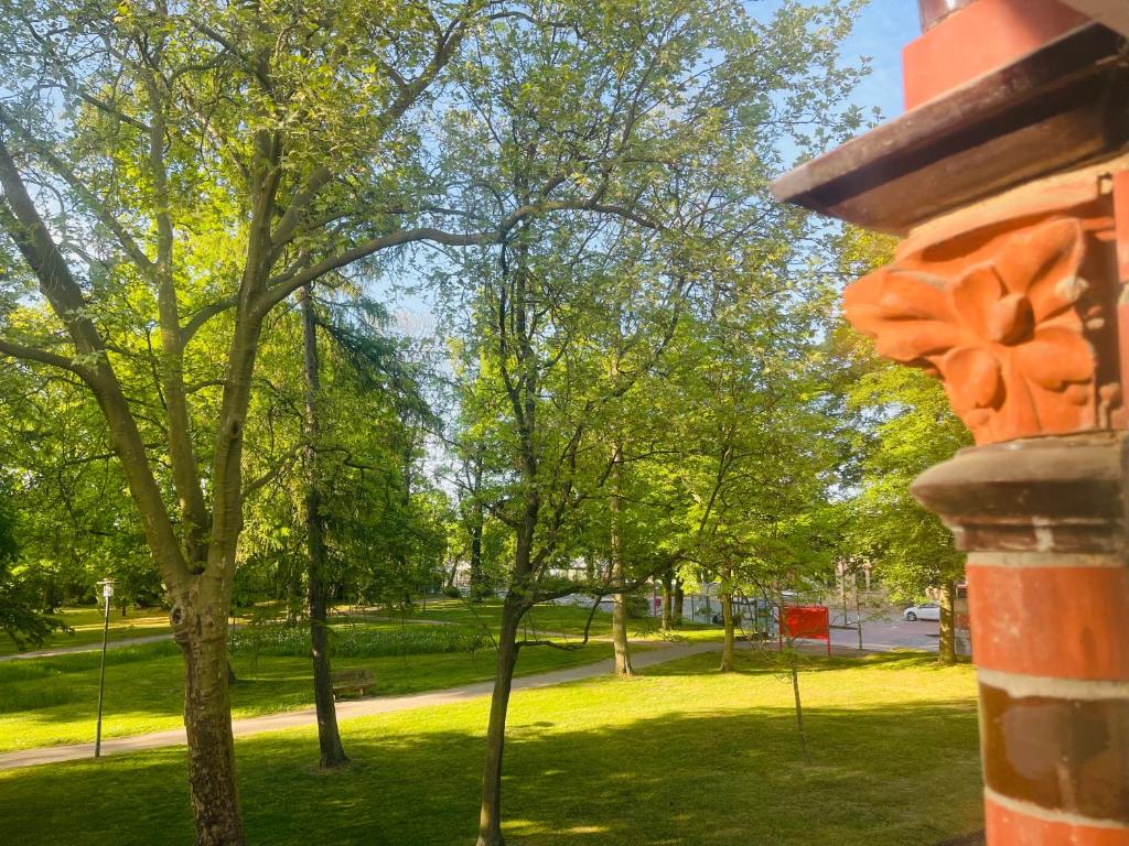 Zahrada ubytování Kaiserliche Post Suites Bevensen-Ferienwohnung
