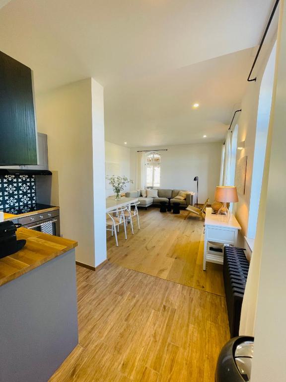 Kuchyň nebo kuchyňský kout v ubytování Kaiserliche Post Suites Bevensen-Ferienwohnung