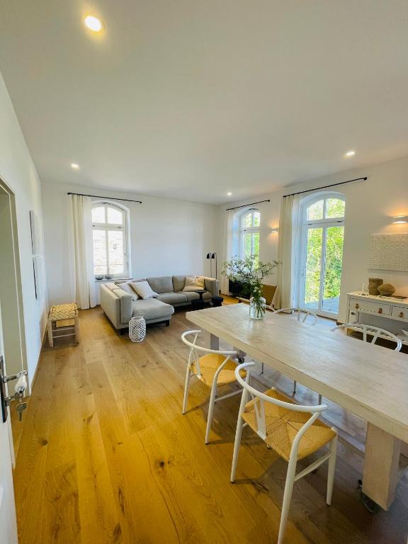 Posezení v ubytování Kaiserliche Post Suites Bevensen-Ferienwohnung
