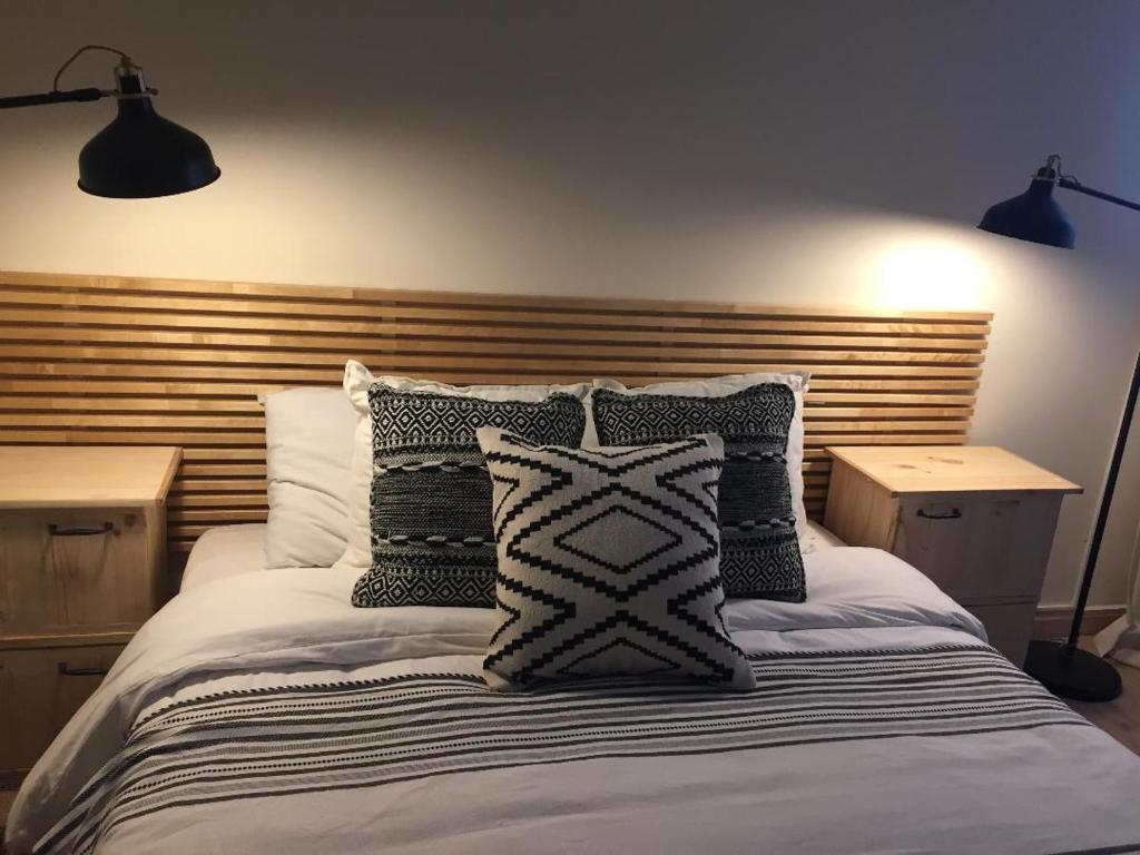 Кровать или кровати в номере Elaion mini suites