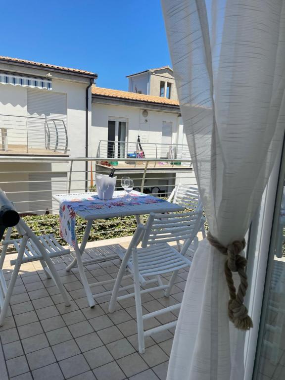 Balkon lub taras w obiekcie borgoAmare zagar&trabocchi