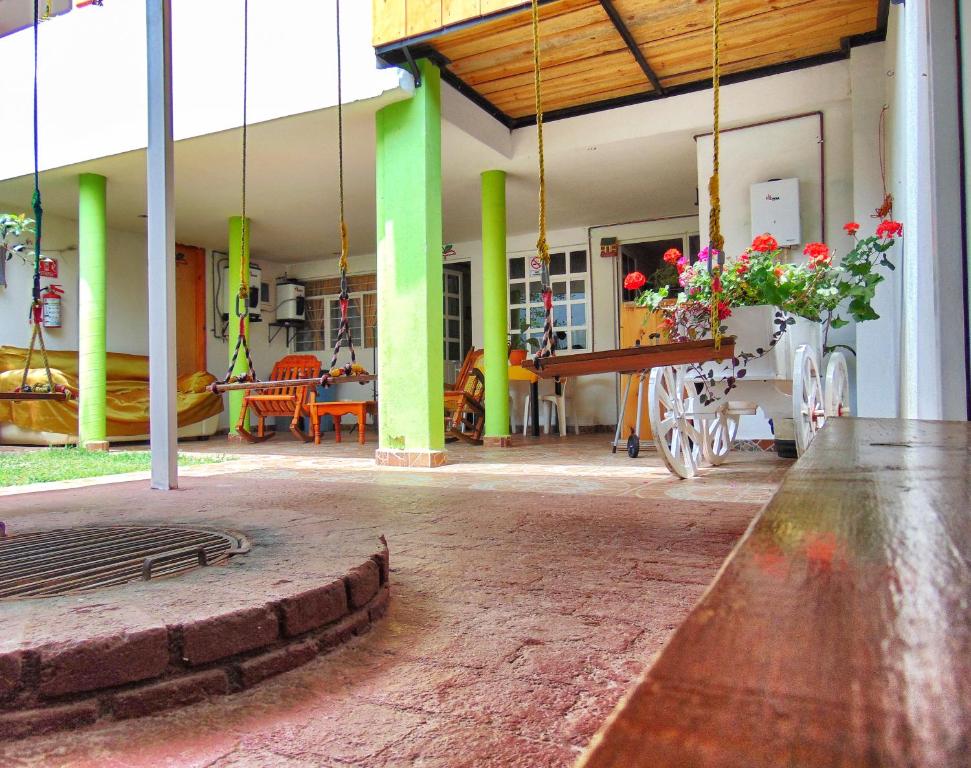 Area soggiorno di El paraíso de Zacatlán DEPARTAMENTO con JARDÍN, 11 pax