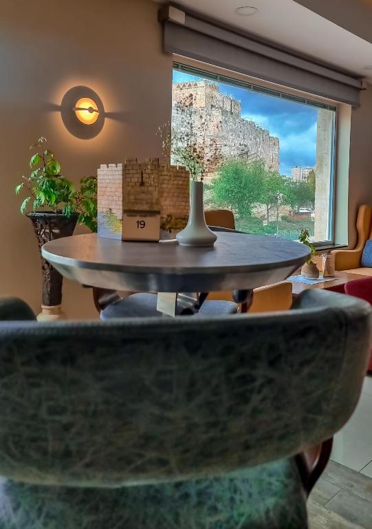 Posezení v ubytování Golden Walls Hotel