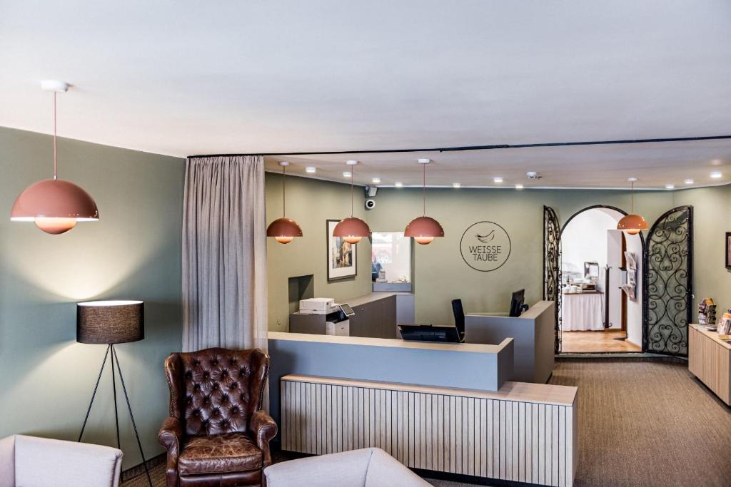 Posezení v ubytování Altstadthotel Weisse Taube