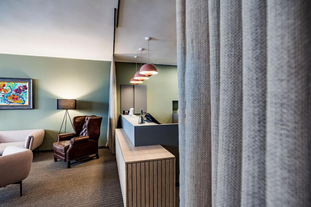 Posezení v ubytování Altstadthotel Weisse Taube
