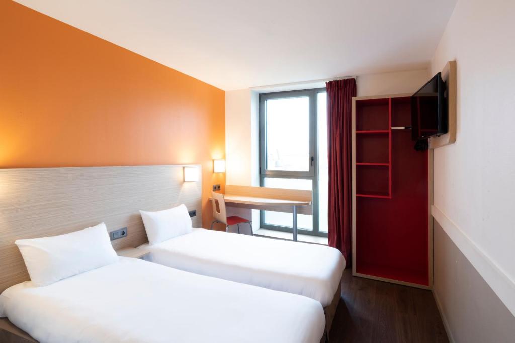 Premiere Classe Le Havre Centre-LES DOCKS - Tweepersoonskamer Met 2 Aparte Bedden