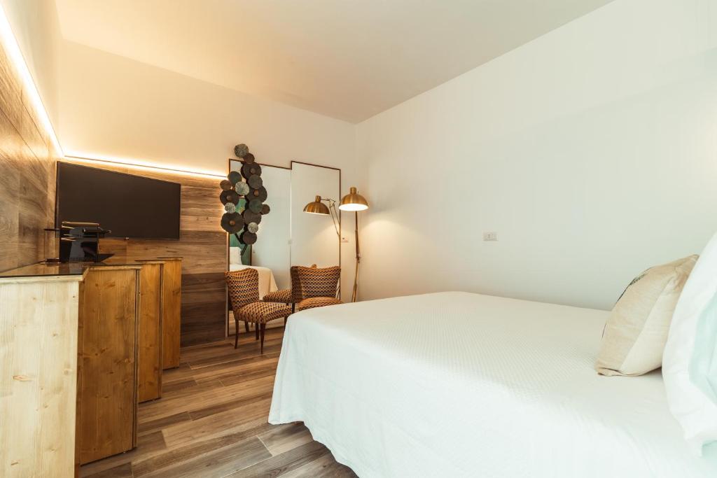 Posteľ alebo postele v izbe v ubytovaní Da Riva Suite & Pool - Housea