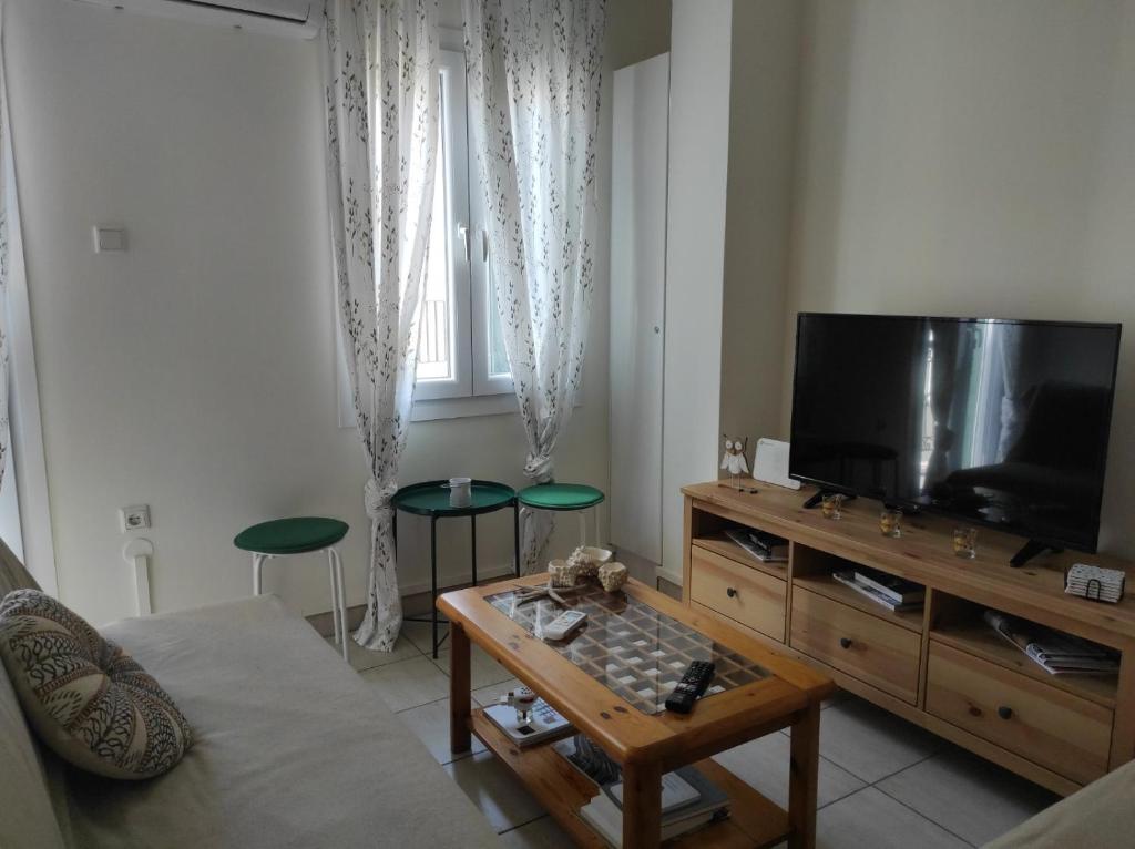 TV a/nebo společenská místnost v ubytování Best spot