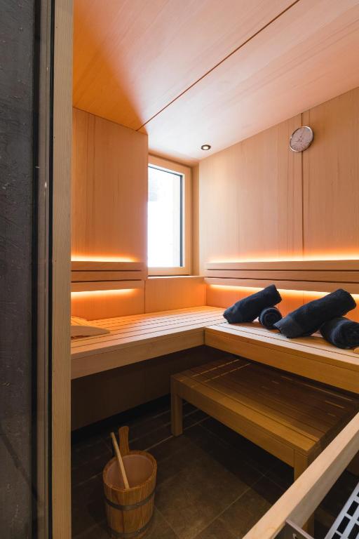 Postel nebo postele na pokoji v ubytování Chalet BergInsel