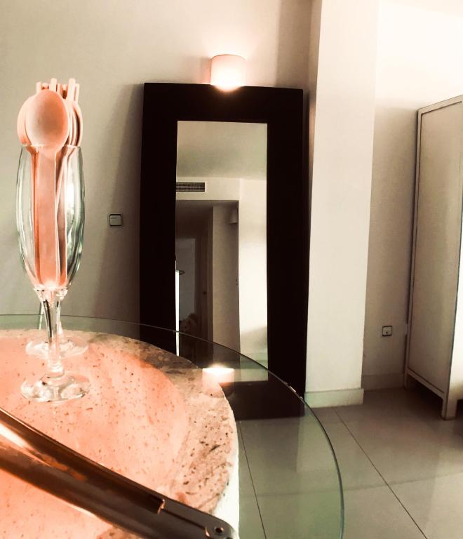 Koupelna v ubytování Precioso apartamento con piscina privada.