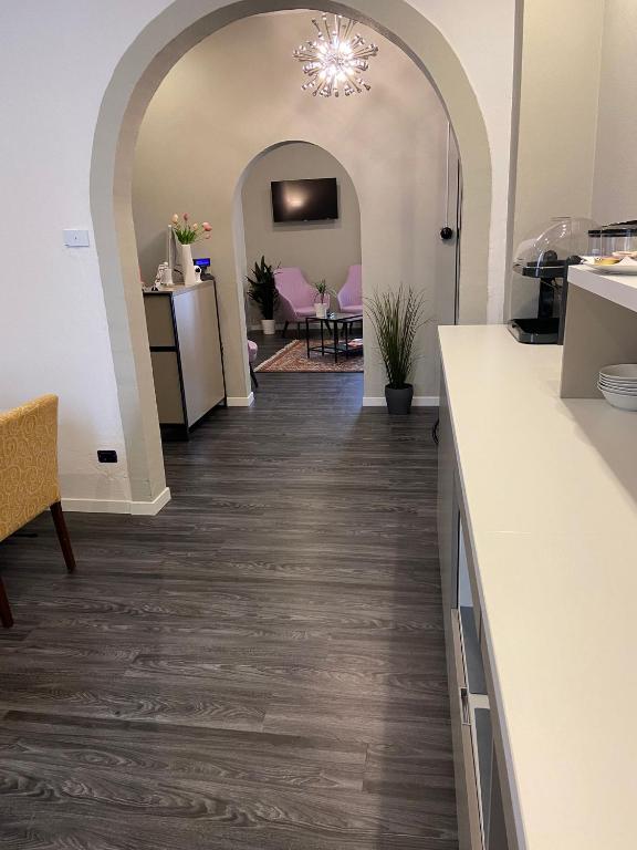Kuchyň nebo kuchyňský kout v ubytování Hotel Delle Camelie