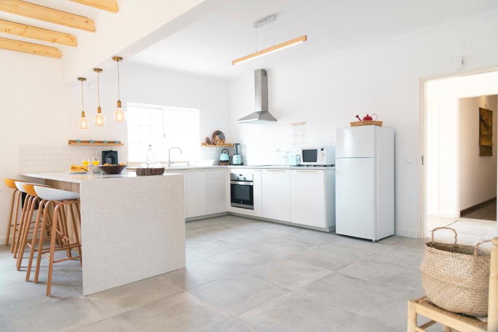 A cozinha ou kitchenette de Casa Portus - Turismo Rural